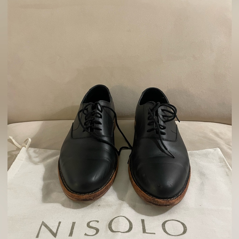 Nisolo Men's Everyday Oxford Shoe 9.5 in Black